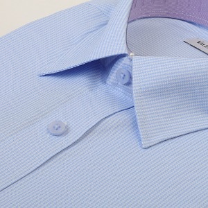 리치 긴팔 블루 무늬 셔츠 3733